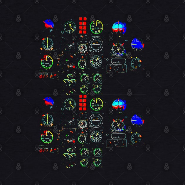 Fasbytes Dark Aviation Pilots Cockpit by FasBytes